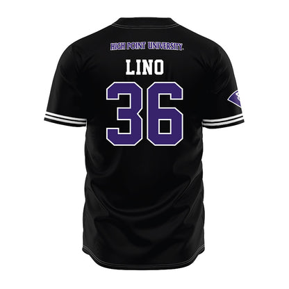 High Point - NCAA Baseball : Anthony Lino - Black Jersey-1