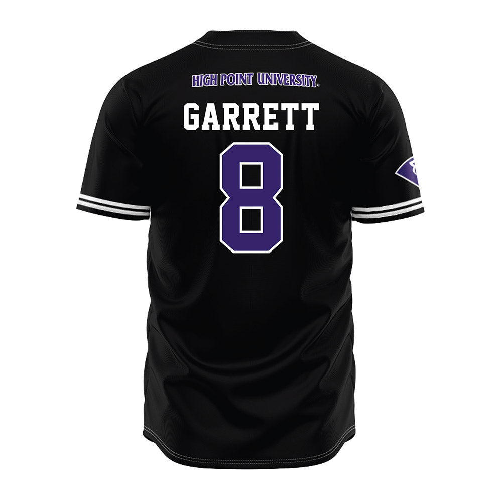 High Point - NCAA Baseball : Bryan Garrett - Black Jersey-1