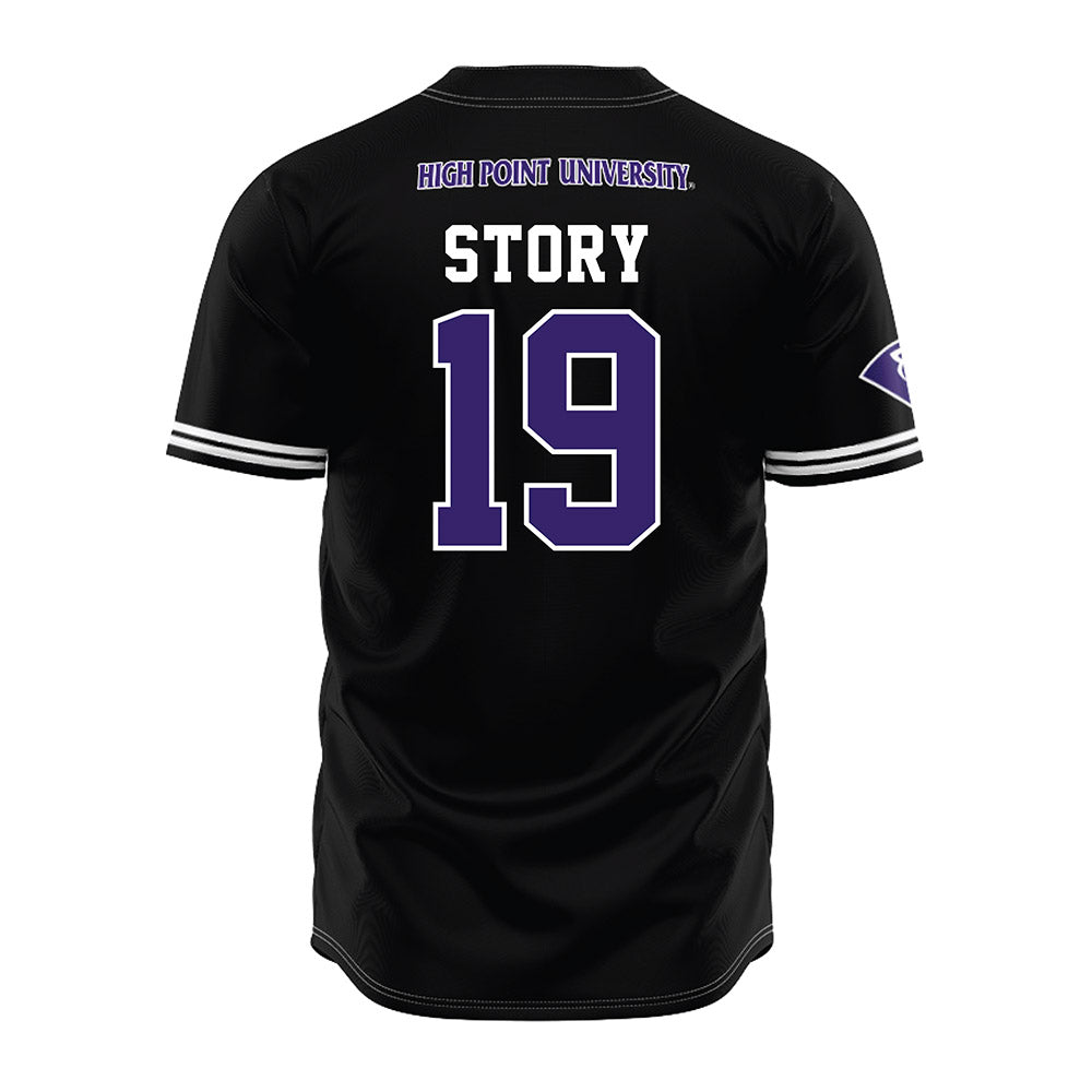 High Point - NCAA Baseball : Dylan Story - Black Jersey-1