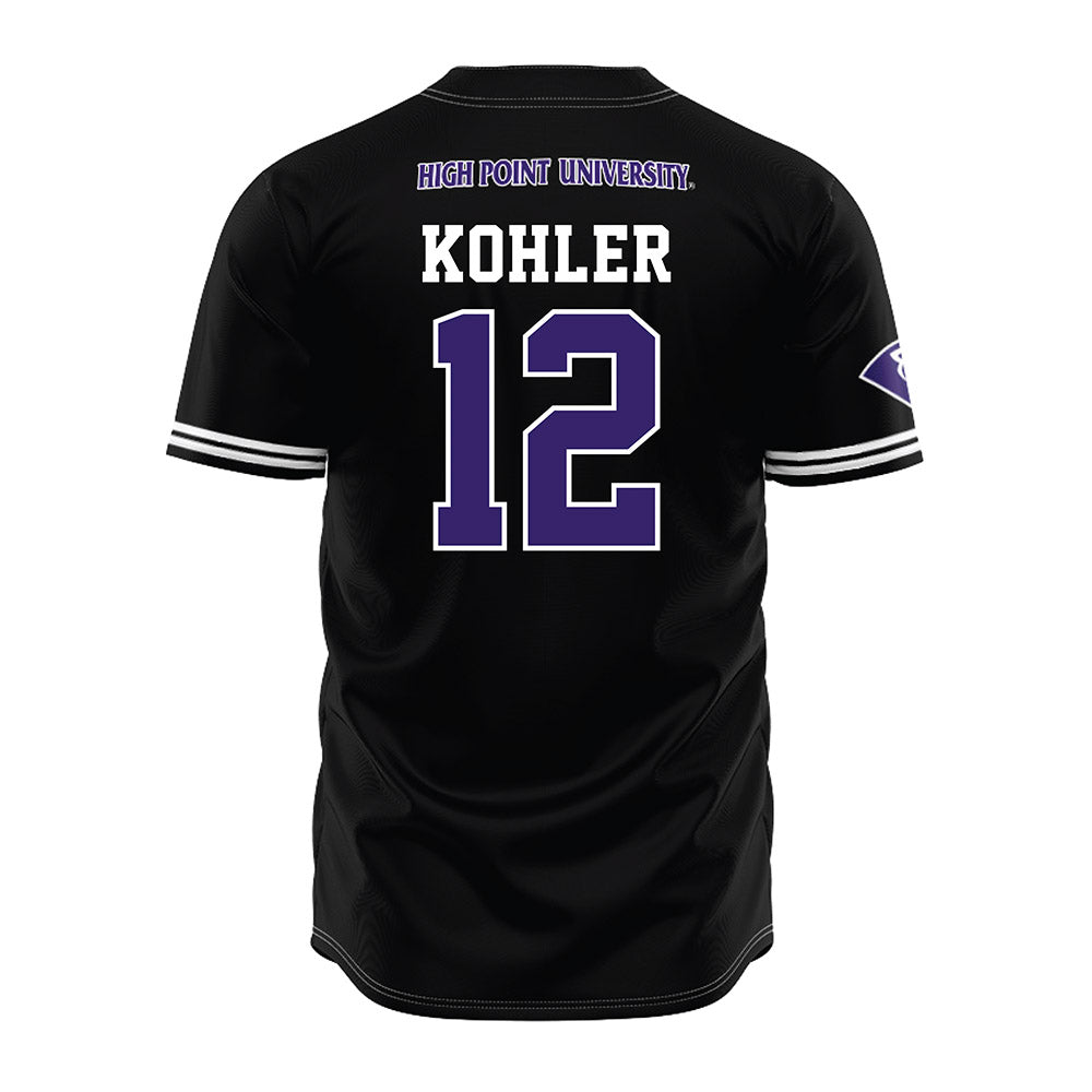 High Point - NCAA Baseball : Jace Kohler - Black Jersey-1