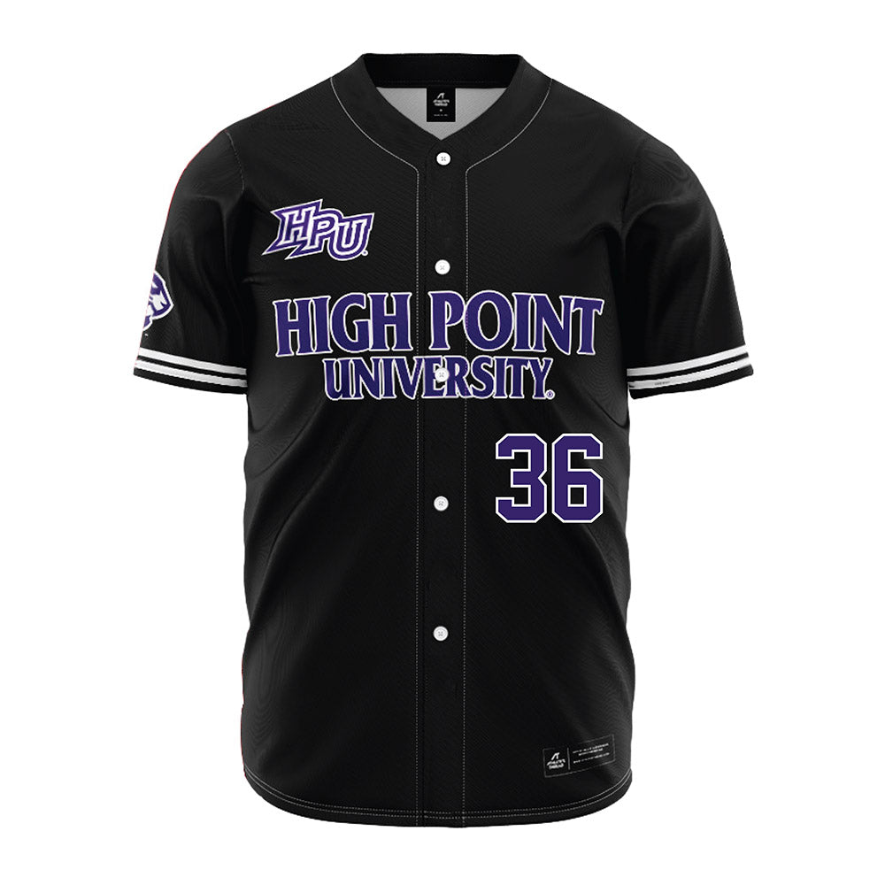 High Point - NCAA Baseball : Anthony Lino - Black Jersey-0