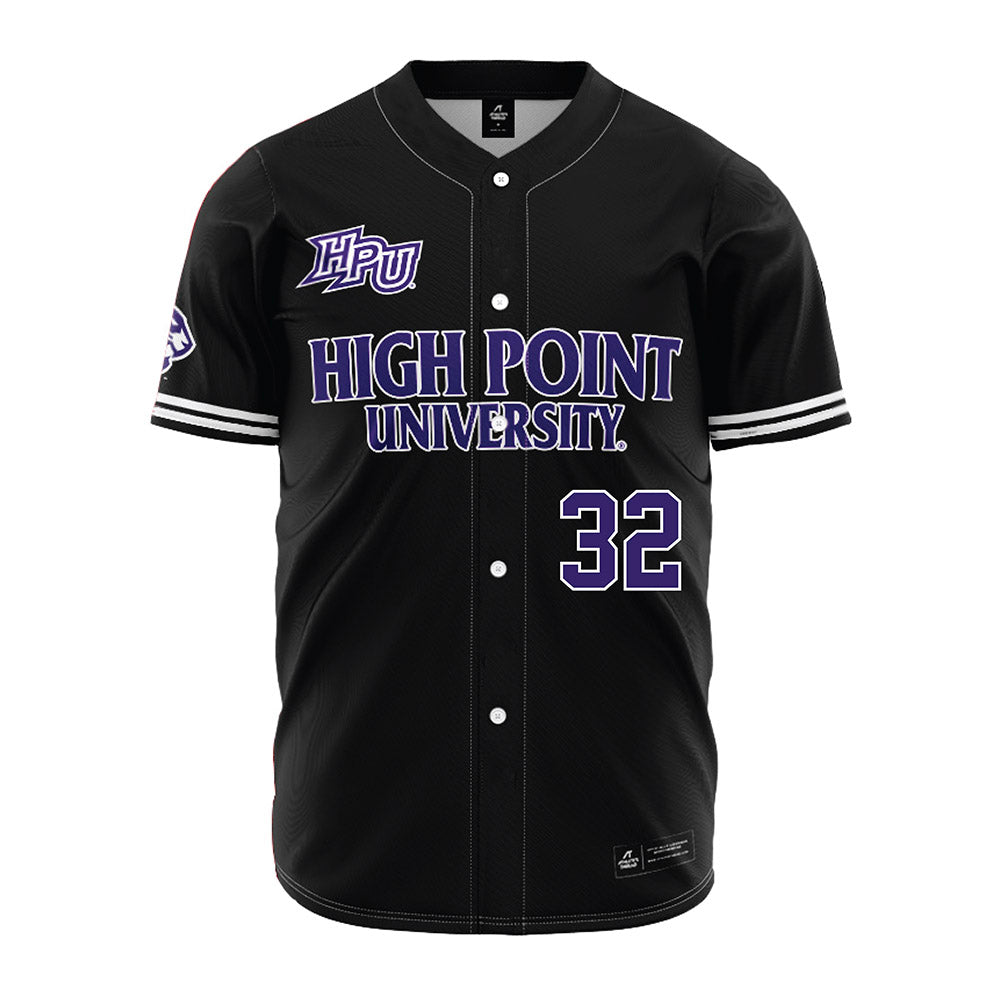 High Point - NCAA Baseball : Tyler Shafer - Black Jersey-0