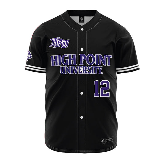 High Point - NCAA Baseball : Jace Kohler - Black Jersey-0