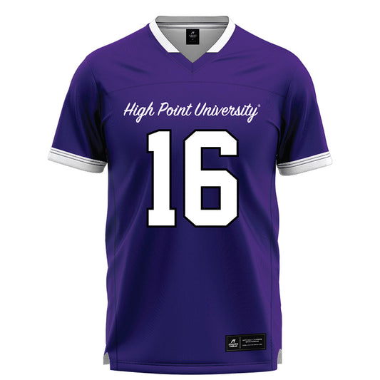 High Point - NCAA Men's Lacrosse : James Westbrooks - Purple Lacrosse Jersey -0