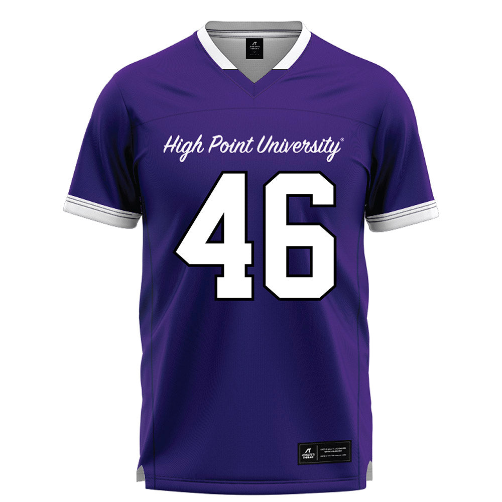 High Point - NCAA Men's Lacrosse : Mason Wolford - Purple Lacrosse Jersey -0