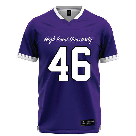 High Point - NCAA Men's Lacrosse : Mason Wolford - Purple Lacrosse Jersey -0