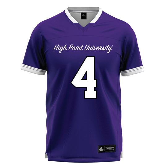 High Point - NCAA Men's Lacrosse : James Westbrooks - Purple Lacrosse Jersey -0