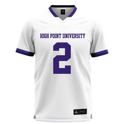 High Point - NCAA Men's Lacrosse : Justin Wixted - White Lacrosse Jersey -0