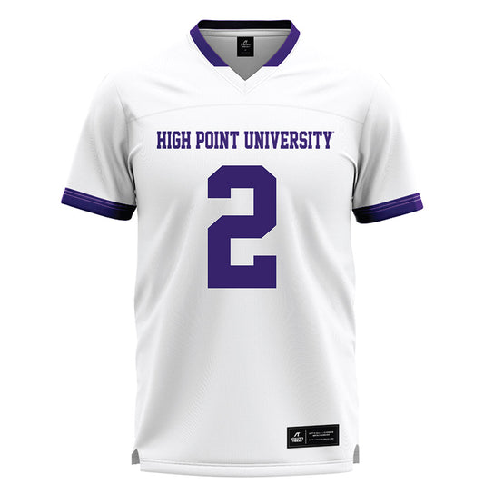 High Point - NCAA Men's Lacrosse : Justin Wixted - White Lacrosse Jersey -0