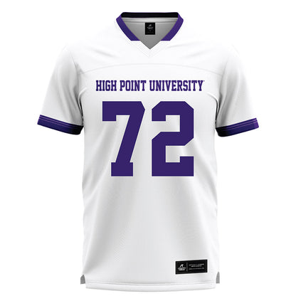 High Point - NCAA Men's Lacrosse : Luke Dermon - White Lacrosse Jersey -0