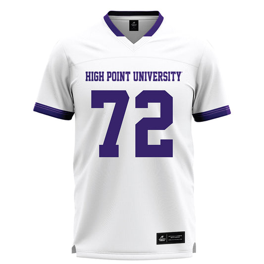 High Point - NCAA Men's Lacrosse : Luke Dermon - White Lacrosse Jersey -0