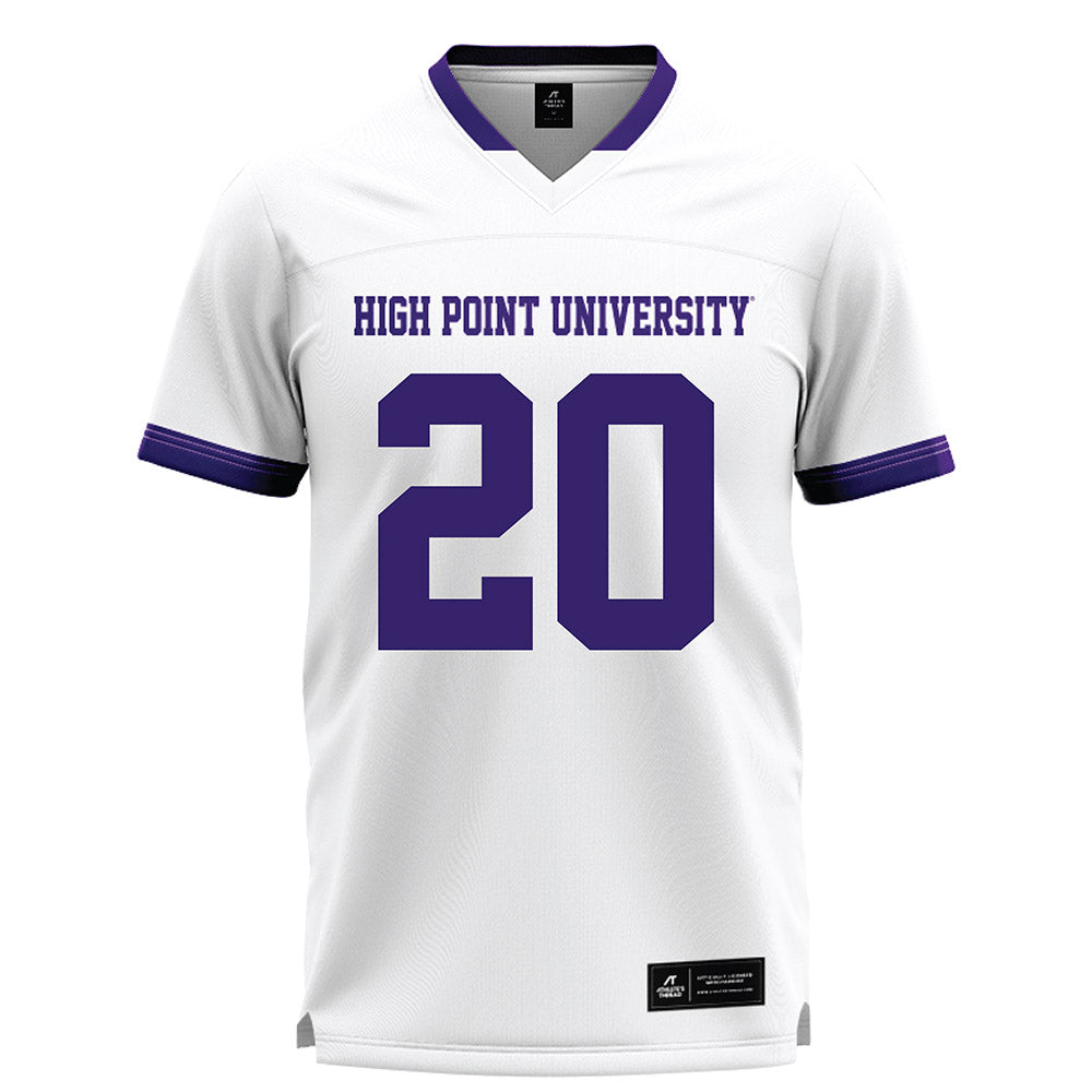 High Point - NCAA Men's Lacrosse : Sean Hayes - White Lacrosse Jersey -0