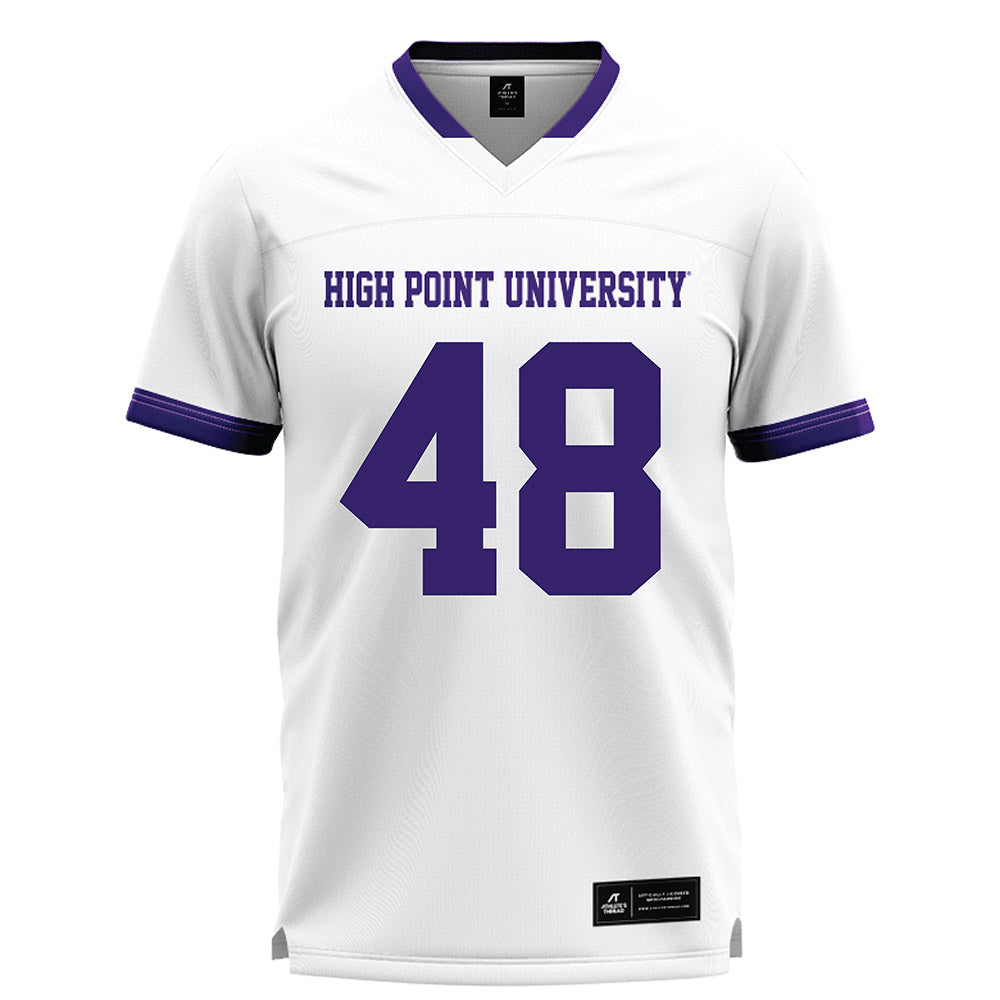 High Point - NCAA Men's Lacrosse : Owen Cooper - White Lacrosse Jersey -0