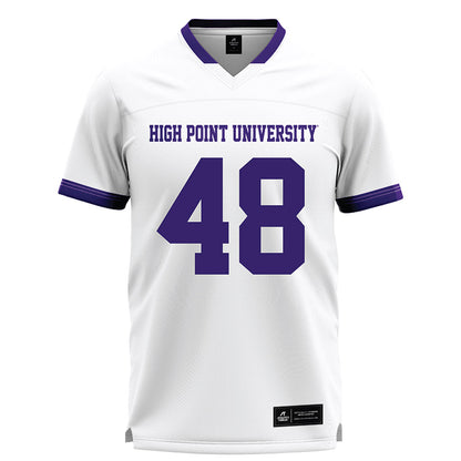 High Point - NCAA Men's Lacrosse : Owen Cooper - White Lacrosse Jersey -0