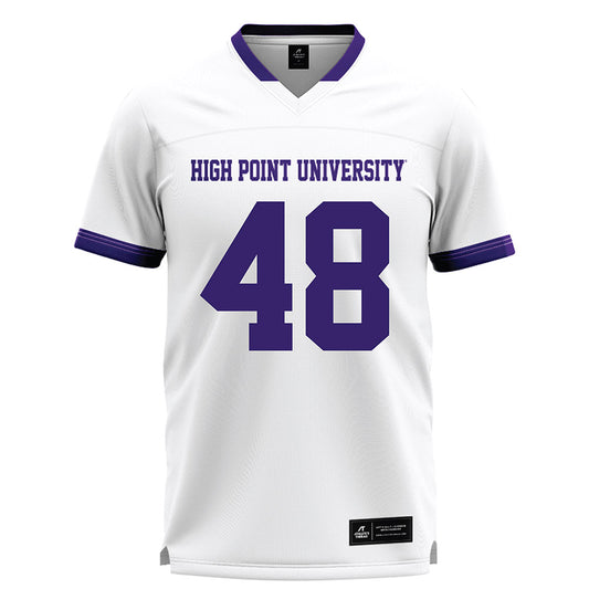 High Point - NCAA Men's Lacrosse : Owen Cooper - White Lacrosse Jersey -0