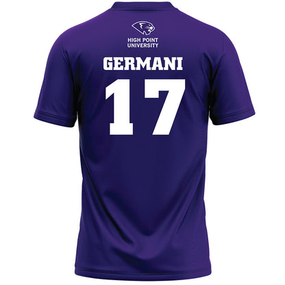High Point - NCAA Women's Lacrosse : Bella Germani - Purple Lacrosse Jersey -1