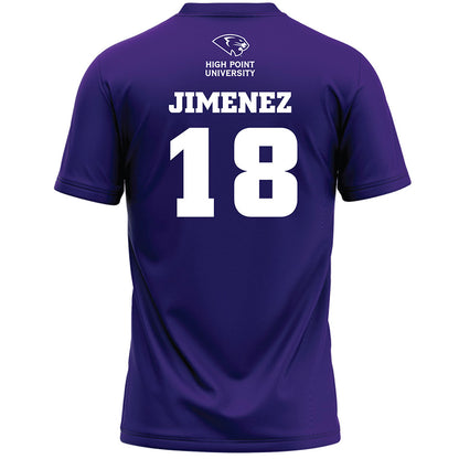 High Point - NCAA Women's Lacrosse : Marissa Jimenez - Purple Lacrosse Jersey -1