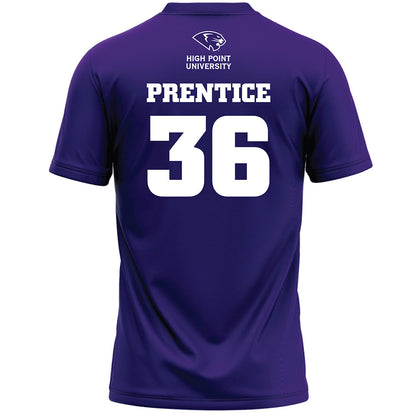 High Point - NCAA Women's Lacrosse : Katherine Prentice - Purple Lacrosse Jersey -1
