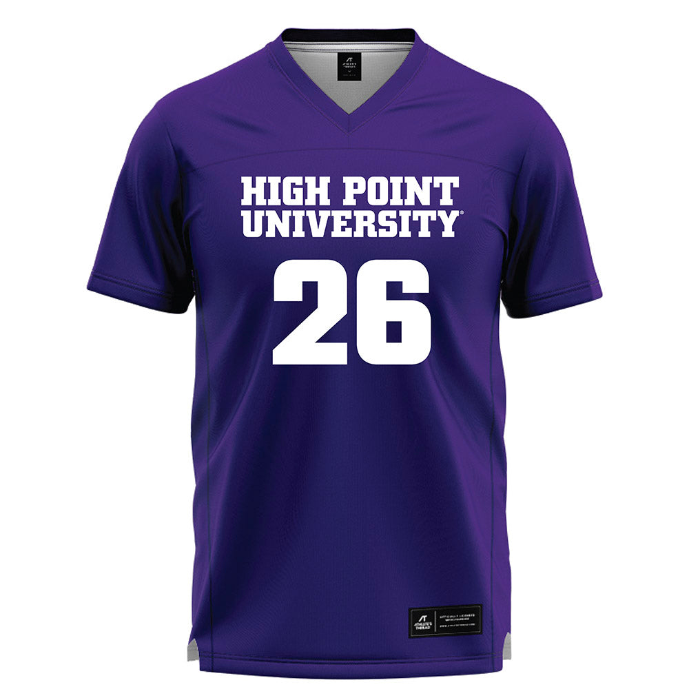 High Point - NCAA Women's Lacrosse : Ava Grandi - Purple Lacrosse Jersey -0