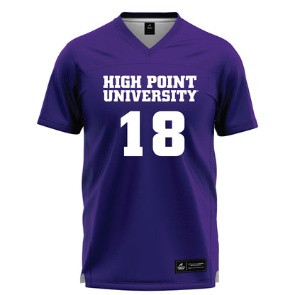 High Point - NCAA Women's Lacrosse : Marissa Jimenez - Purple Lacrosse Jersey -0