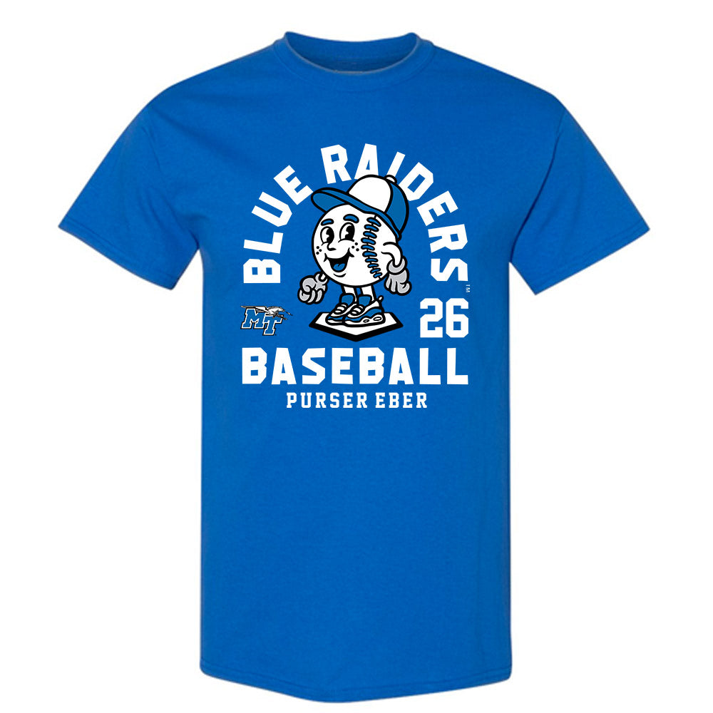 MTSU - NCAA Baseball : Braeden Purser-Eber - Fashion Shersey T-Shirt