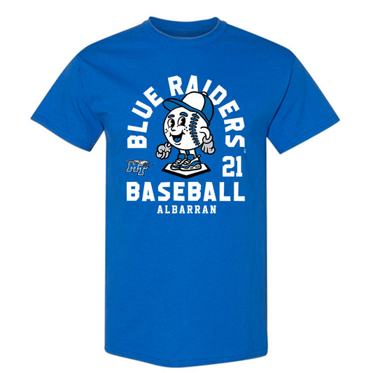 MTSU - NCAA Baseball : Abel Albarran - Fashion Shersey T-Shirt-0