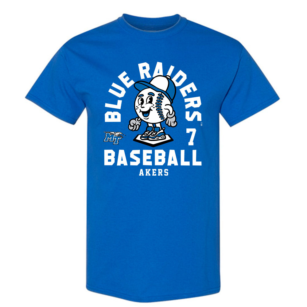 MTSU - NCAA Baseball : Layne Akers - Fashion Shersey T-Shirt