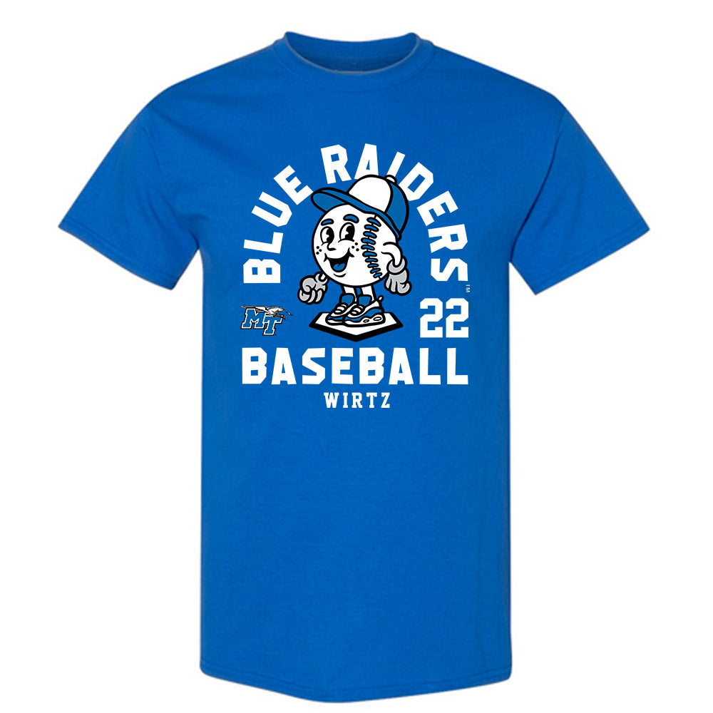 MTSU - NCAA Baseball : Jalen Wirtz - Fashion Shersey T-Shirt