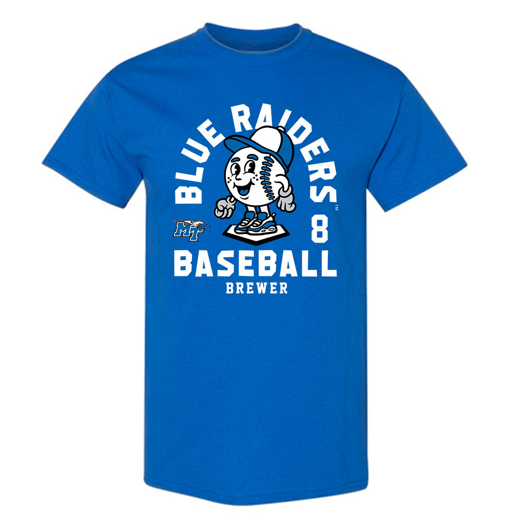 MTSU - NCAA Baseball : Nathan Brewer - Fashion Shersey T-Shirt