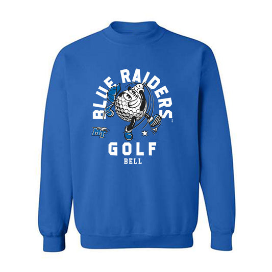 MTSU - NCAA Men's Golf : Charlie Bell - Fashion Shersey Crewneck Sweatshirt