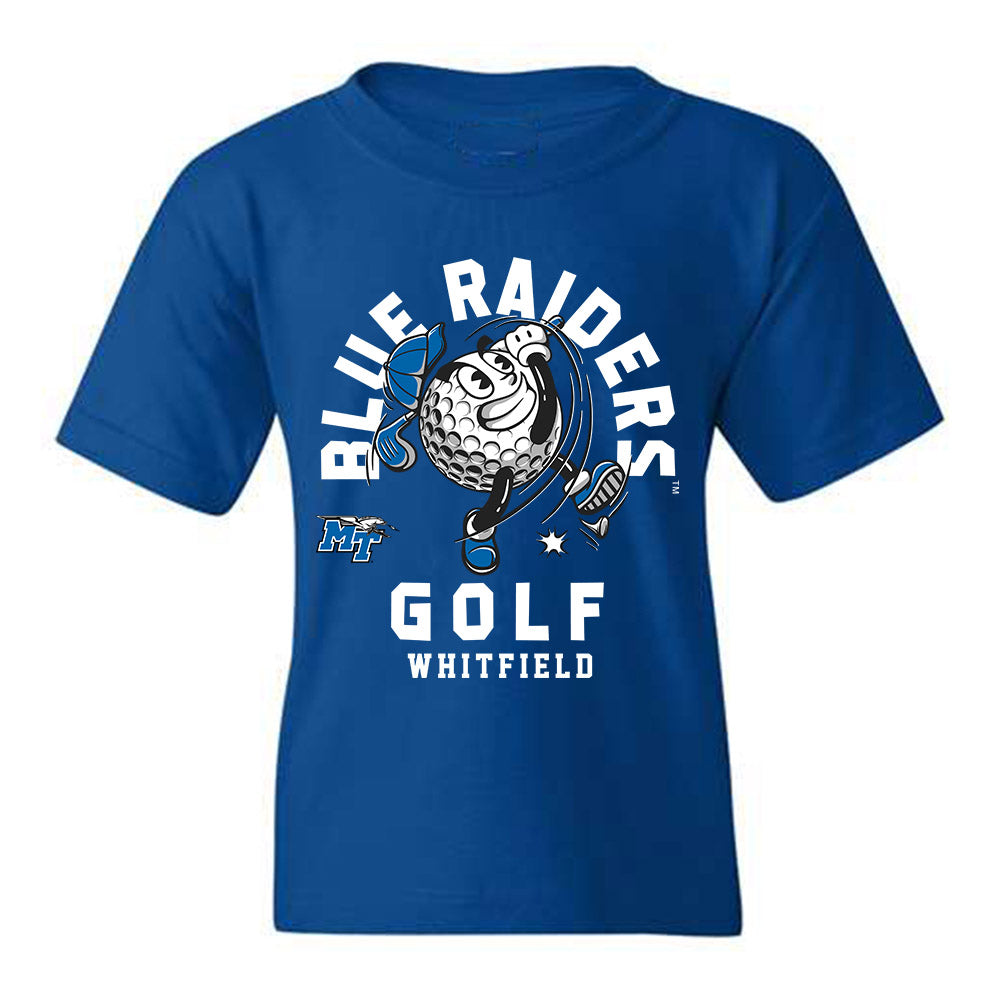 MTSU - NCAA Men's Golf : Thad Whitfield - Fashion Shersey Youth T-Shirt