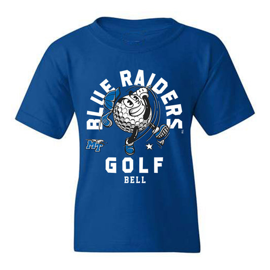 MTSU - NCAA Men's Golf : Charlie Bell - Fashion Shersey Youth T-Shirt