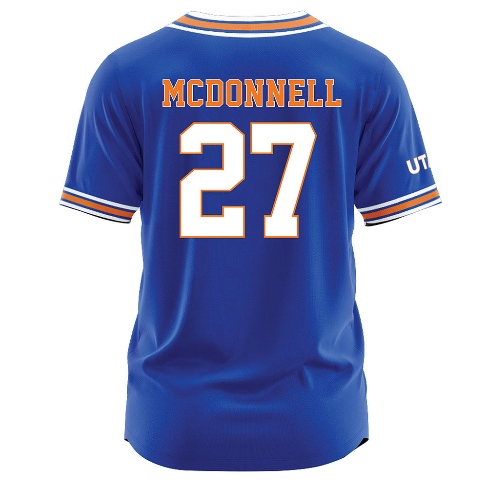 Texas Arlington - NCAA Softball : Madi McDonnell - Blue Jersey-1