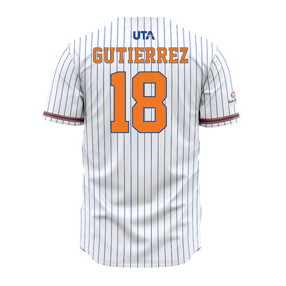 Texas Arlington - NCAA Softball : Abi Gutierrez - Pinstripe Jersey-1