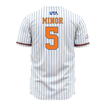 Texas Arlington - NCAA Softball : Taylor Minor - Pinstripe Jersey-1