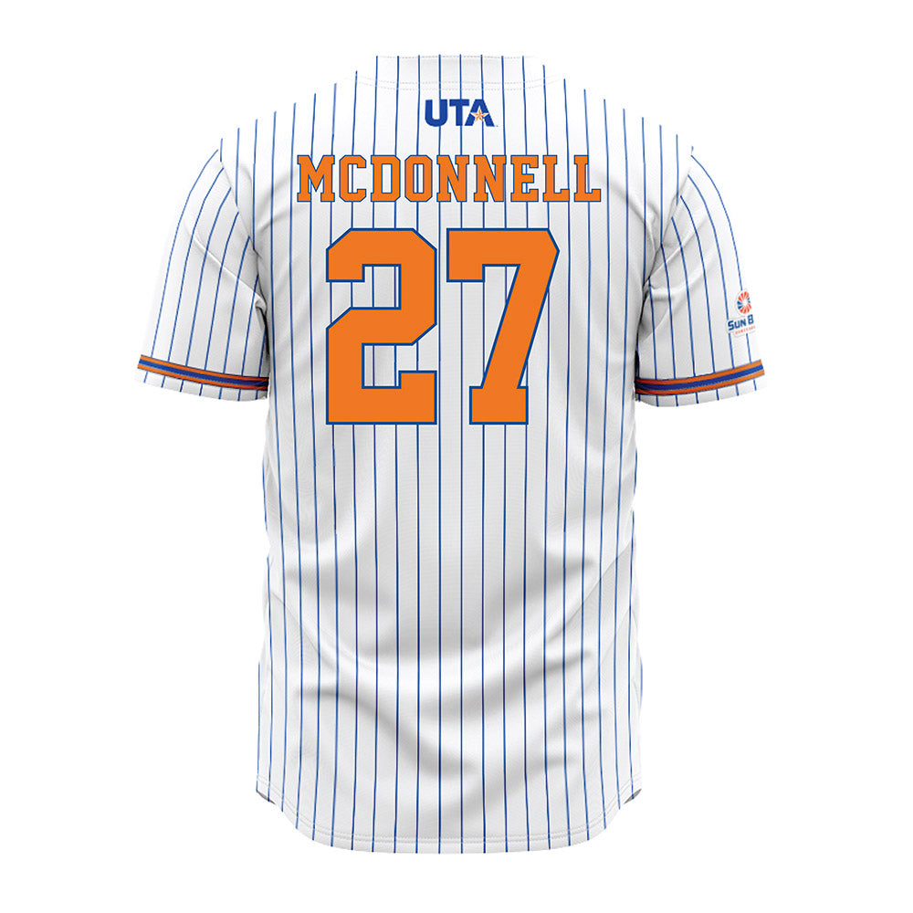 Texas Arlington - NCAA Softball : Madi McDonnell - Pinstripe Jersey-1