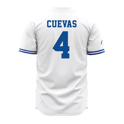 Texas Arlington - NCAA Baseball : Javier Cuevas - White Jersey-1
