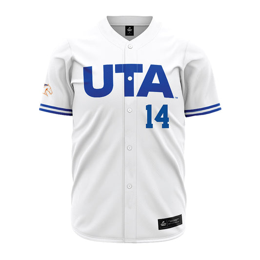 Texas Arlington - NCAA Baseball : Jackson Hill - White Jersey-0