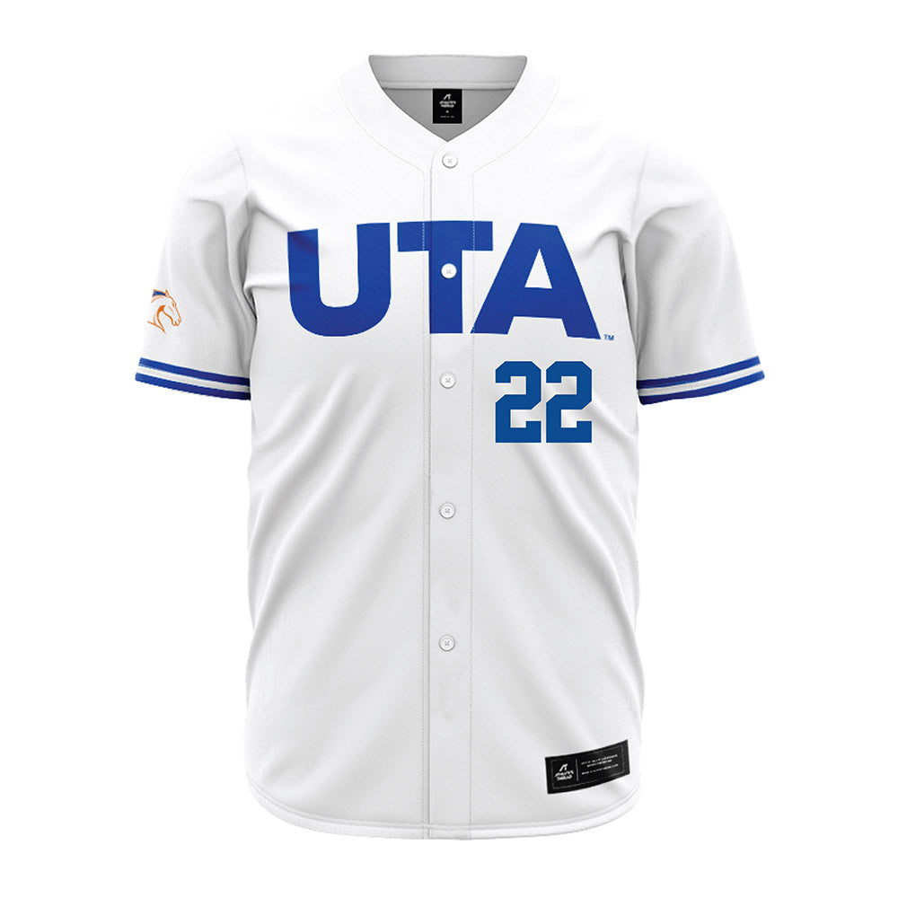 Texas Arlington - NCAA Baseball : Hayes Melville - White Jersey-0
