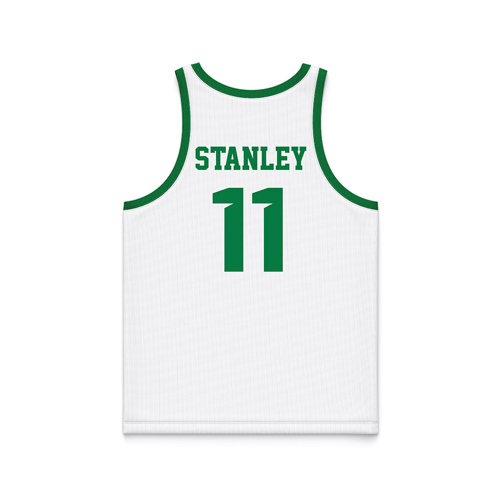 North Texas - NCAA Women's Basketball : Laynee Stanley - White Basketball Jersey-1
