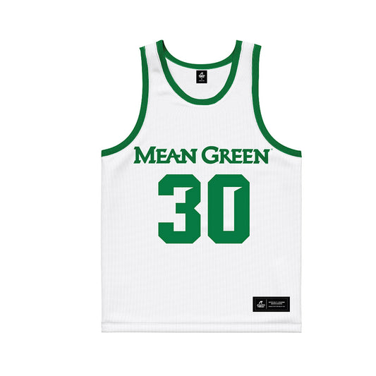 North Texas - NCAA Women's Basketball : Chania Price - White Basketball Jersey