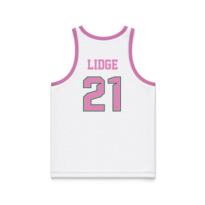North Texas - NCAA Women's Basketball : Tionna Lidge - Pink Basketball Jersey-1