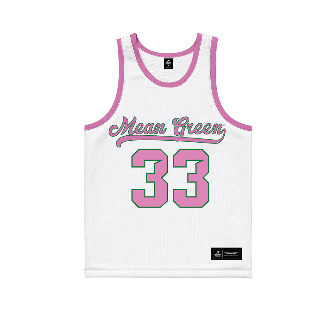 North Texas - NCAA Women's Basketball : Jaelyn Talley - Pink Basketball Jersey