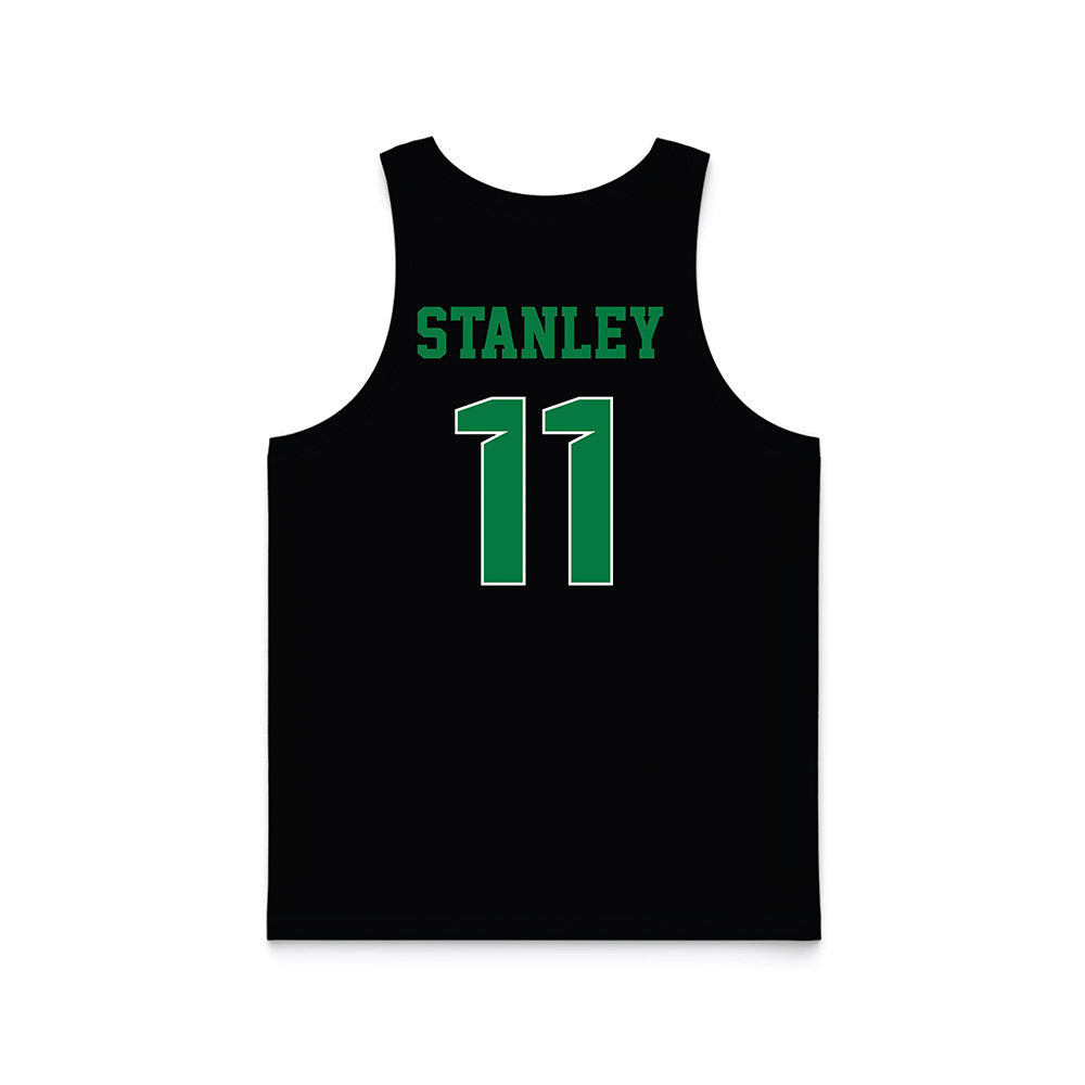 North Texas - NCAA Women's Basketball : Laynee Stanley - Black Basketball Jersey-1