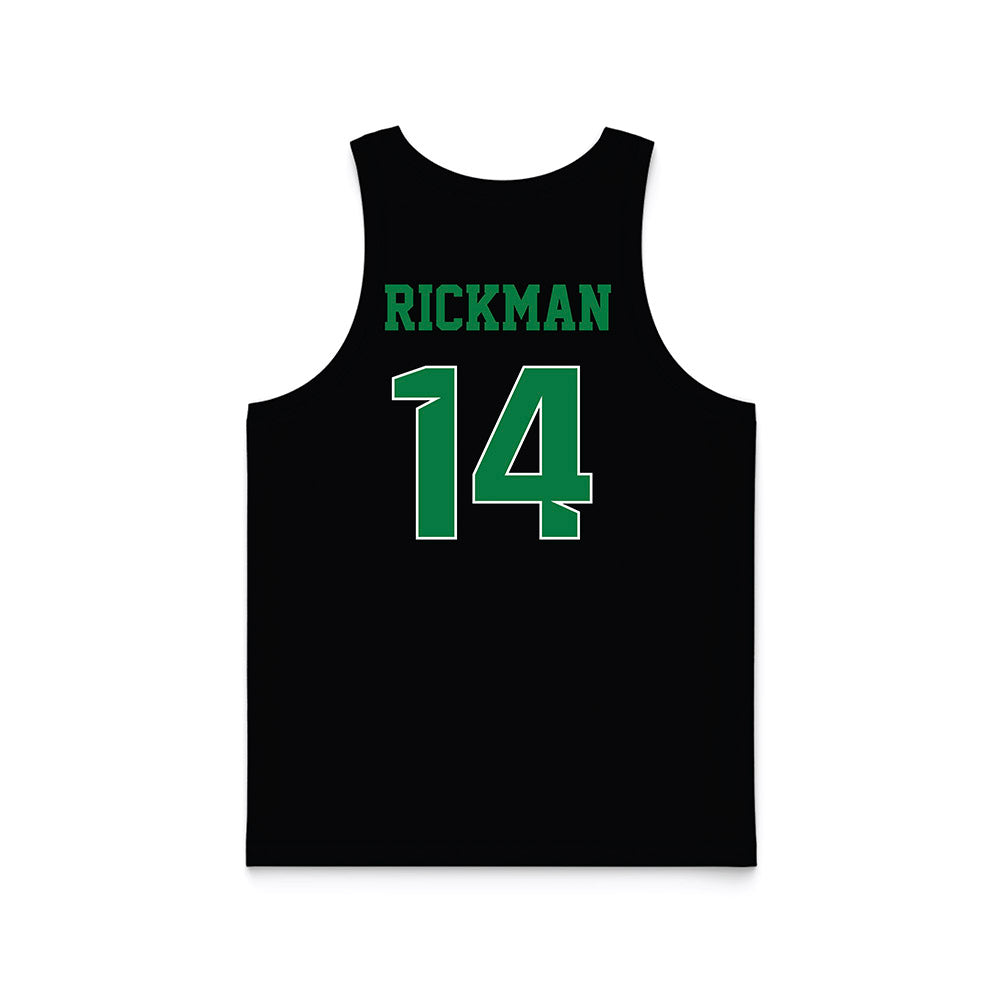 North Texas - NCAA Women's Basketball : Allison Rickman - Black Basketball Jersey-1