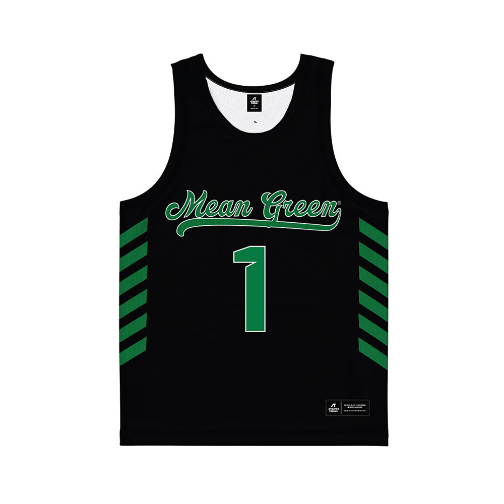 North Texas - NCAA Women's Basketball : Andi Schissler - Black Basketball Jersey-0