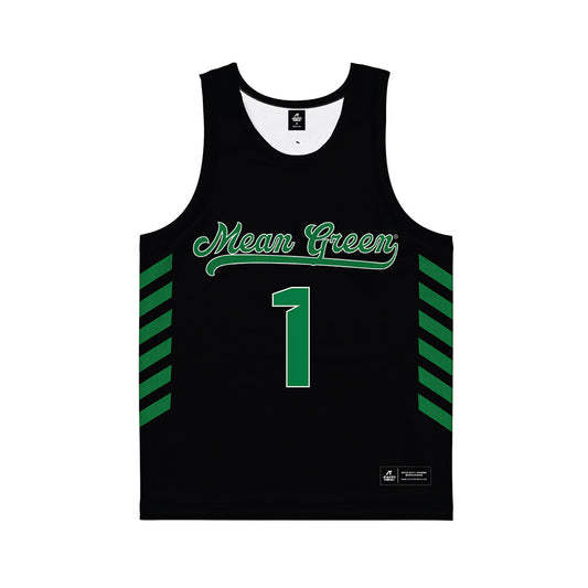 North Texas - NCAA Women's Basketball : Andi Schissler - Black Basketball Jersey-0