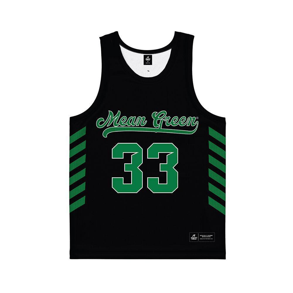 North Texas - NCAA Women's Basketball : Jaelyn Talley - Black Basketball Jersey