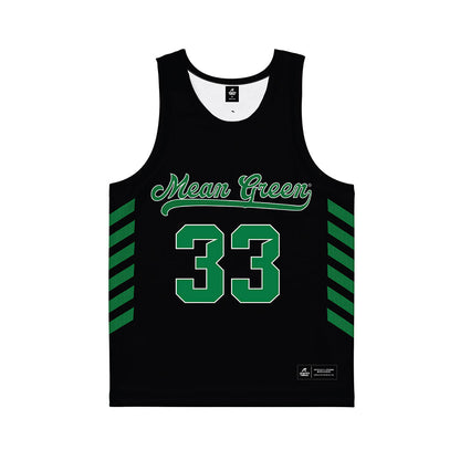 North Texas - NCAA Women's Basketball : Jaelyn Talley - Black Basketball Jersey