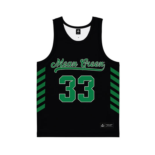 North Texas - NCAA Women's Basketball : Jaelyn Talley - Black Basketball Jersey